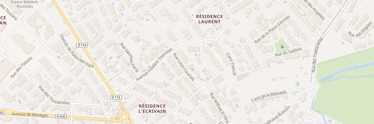 Plan du 9 Rue Louis Courtais à Argelès-sur-Mer