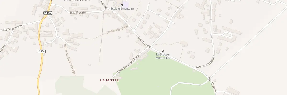 Plan du 32 Rue Grande à La Brosse-Montceaux