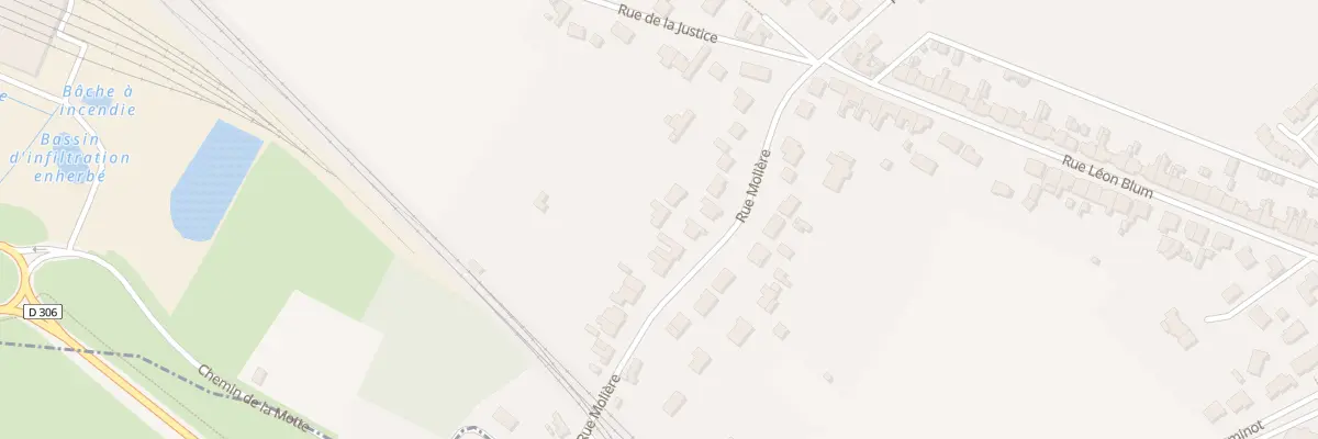 Plan du 406 Rue Molière à Ostricourt