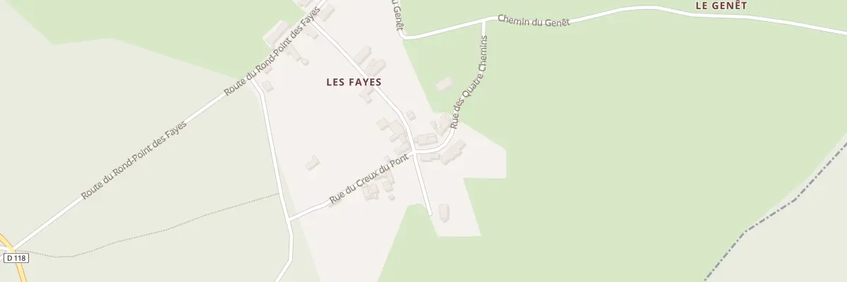 Plan du 1 Rue des 4 Chemins à Coutansouze