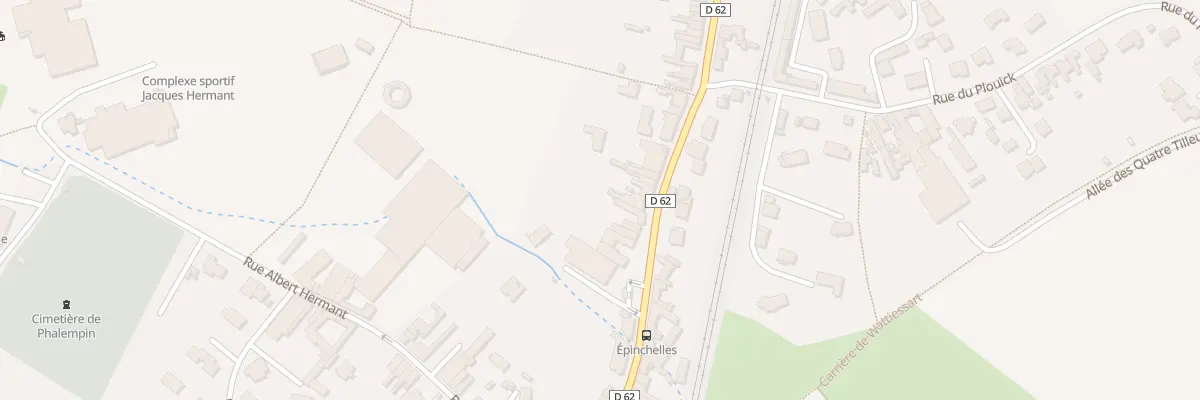 Plan du 55 Rue Jean-baptiste Lebas à Phalempin