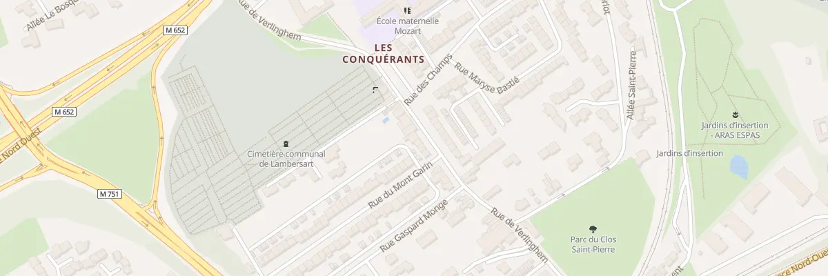 Plan du 23H Rue de Verlinghem à Lambersart