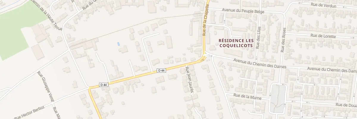Plan du 6 Rue du Profond Chemin à Brebières