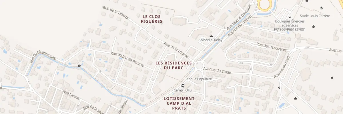 Plan du 44 Rue des Droits de l’Homme à Sainte-Marie-la-Mer