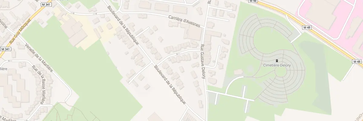 Plan du 8 Rue du Hameau d’Ennequin à Loos