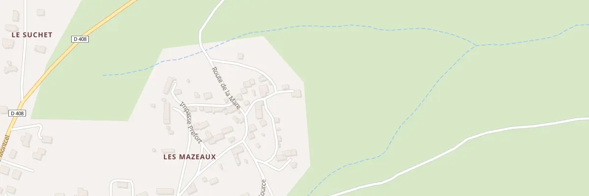 Plan du 4 Che du Verger à Charbonnières-les-Vieilles
