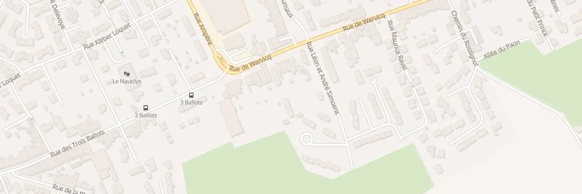 Plan du 78 Rue de Wervicq à Comines
