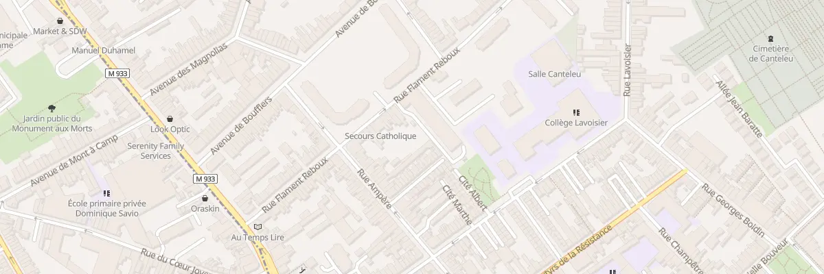 Plan du 107 Rue Flament Reboux à Lambersart