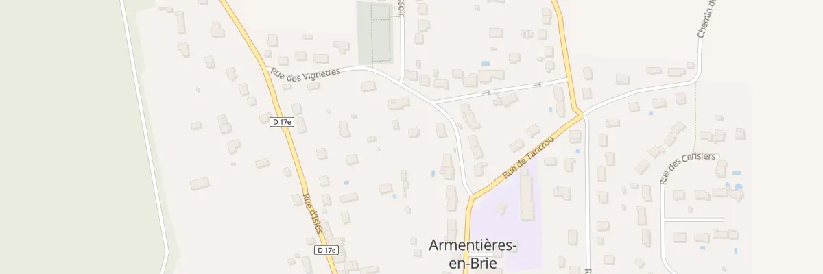 Plan du 23 Rue des Vignettes à Armentières-en-Brie