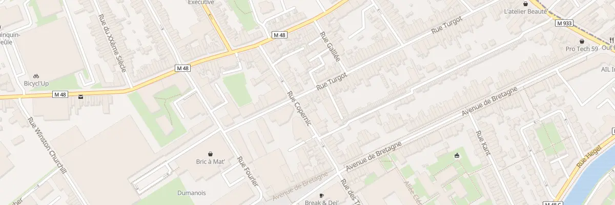 Plan du 113 Rue Turgot à Lille