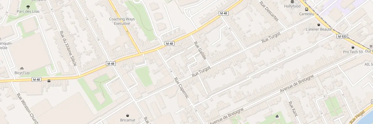 Plan du 4 Cour Dupont Rue Turgot 94 à Lille