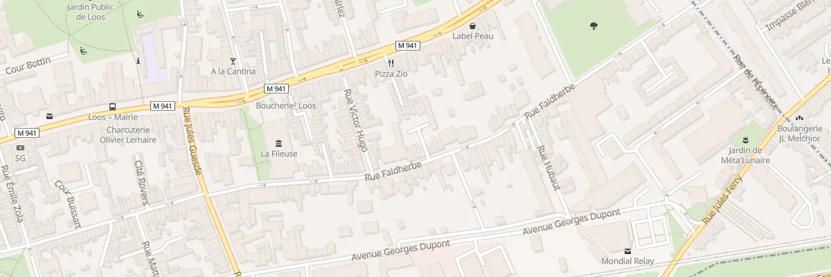 Plan du 342 Rue Faidherbe à Loos
