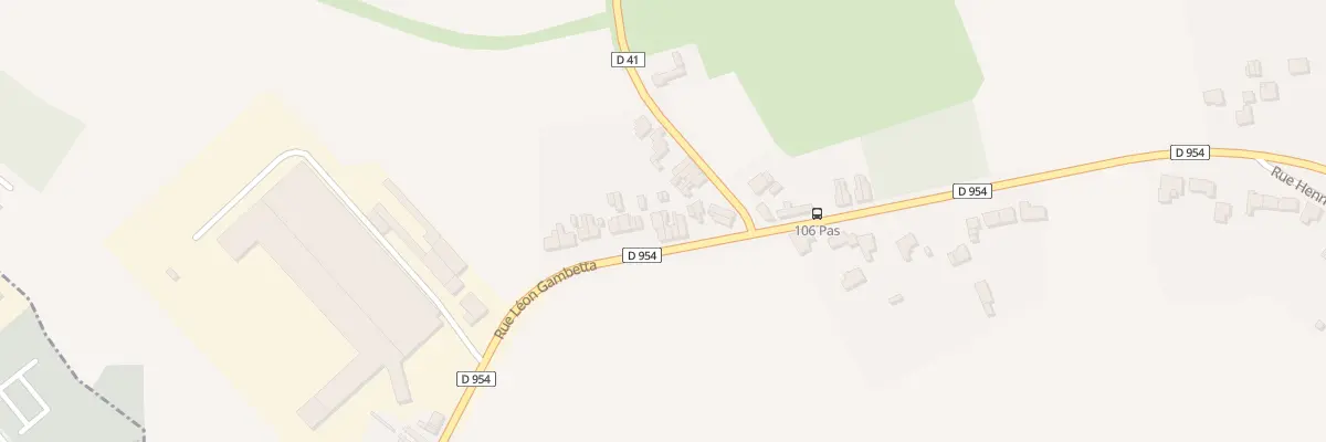 Plan du 45 Rue Léon Gambetta à Wahagnies