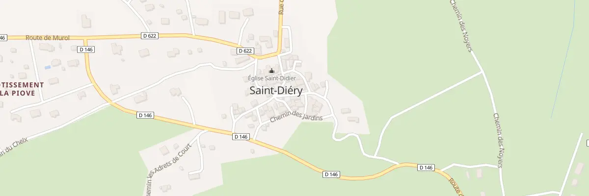 Plan du 5028 Saint Diery Haut à Saint-Diéry