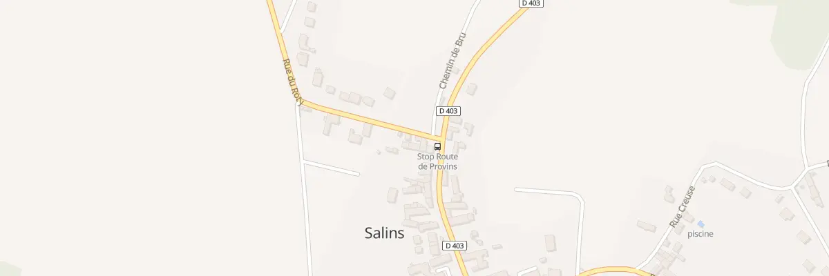 Plan du 1 Rue du Roty à Salins