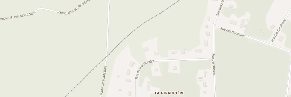 Plan du 245 Rue de la Giraudière à Saint-Hilaire-les-Andrésis