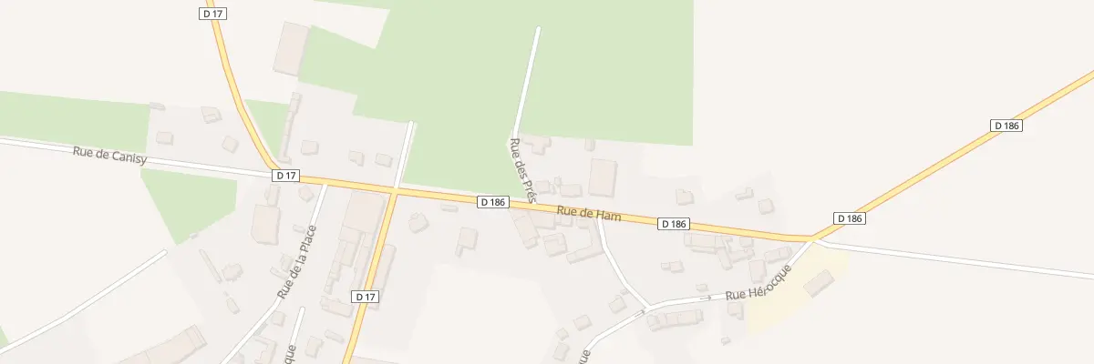 Plan du 2 Rue des Prés à Esmery-Hallon
