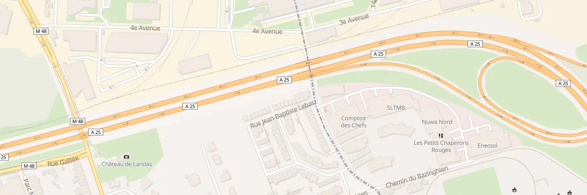 Plan du 30 Rue Jean-Baptiste Lebas à Loos