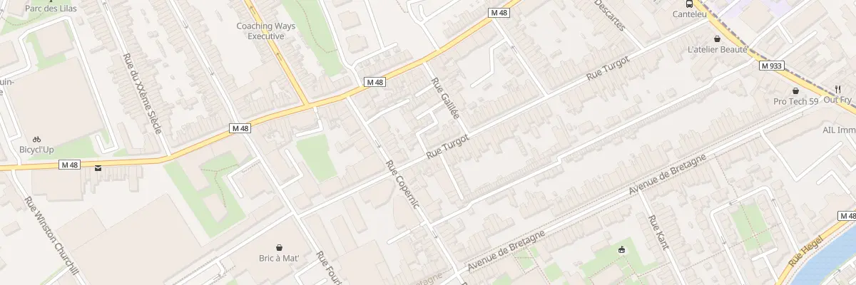 Plan du 92 Rue Turgot à Lille