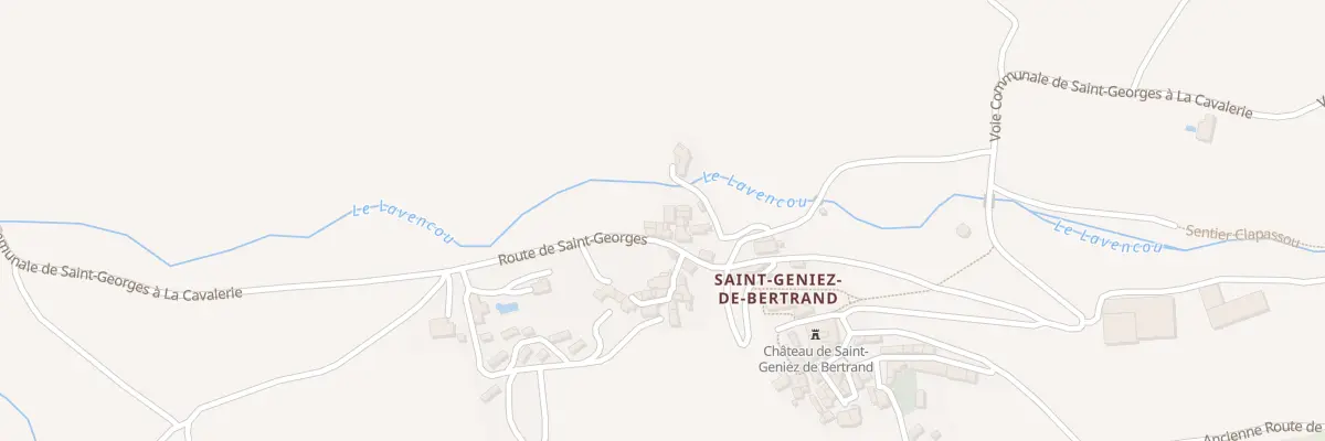 Plan du 20 Rte de Saint Georges à Saint-Georges-de-Luzençon