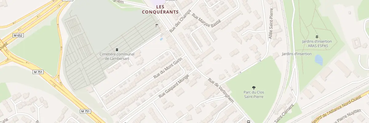 Plan du 23D Rue de Verlinghem à Lambersart