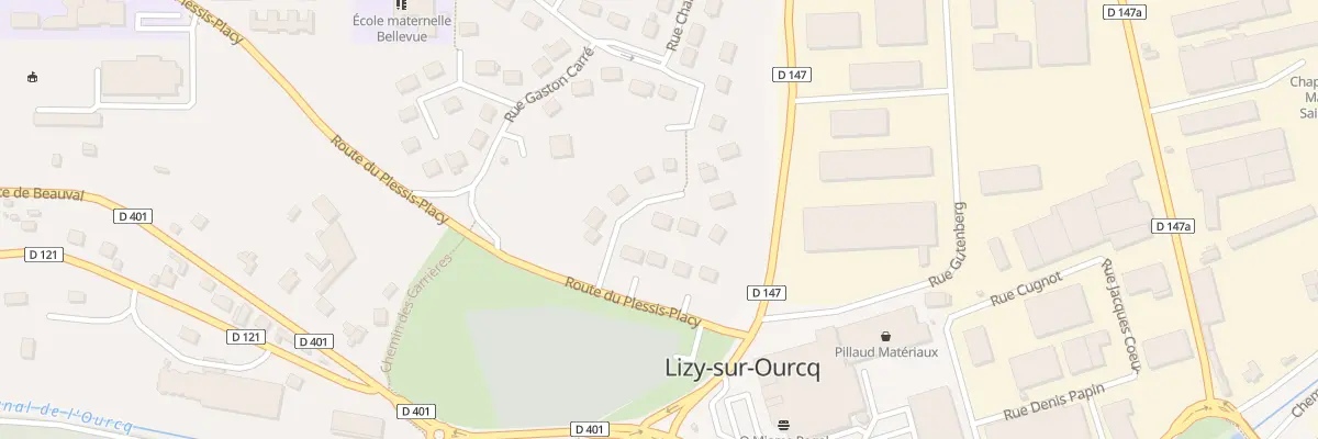 Plan du 1 Sq Jean Racine à Lizy-sur-Ourcq