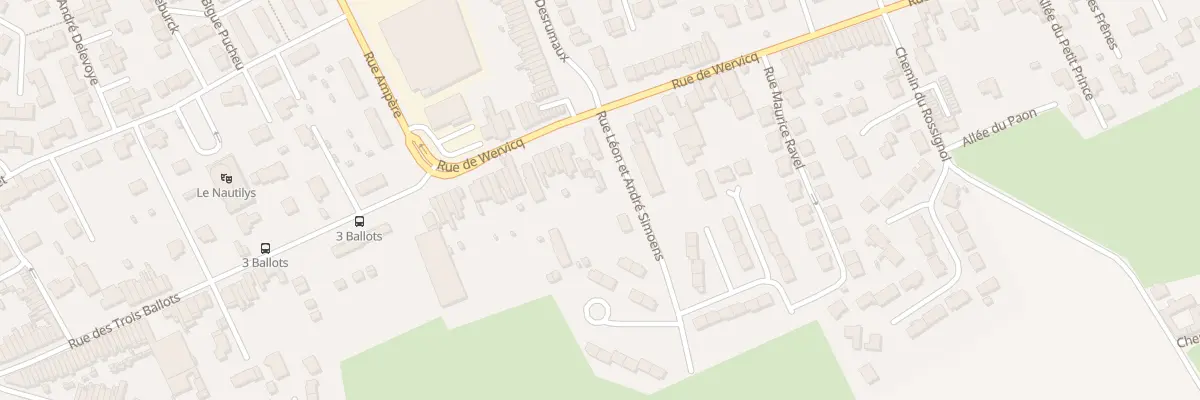 Plan du 88 Rue de Wervicq à Comines