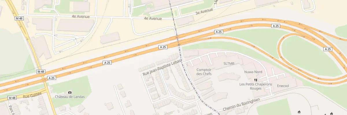 Plan du 16 Rue Jean-Baptiste Lebas à Loos