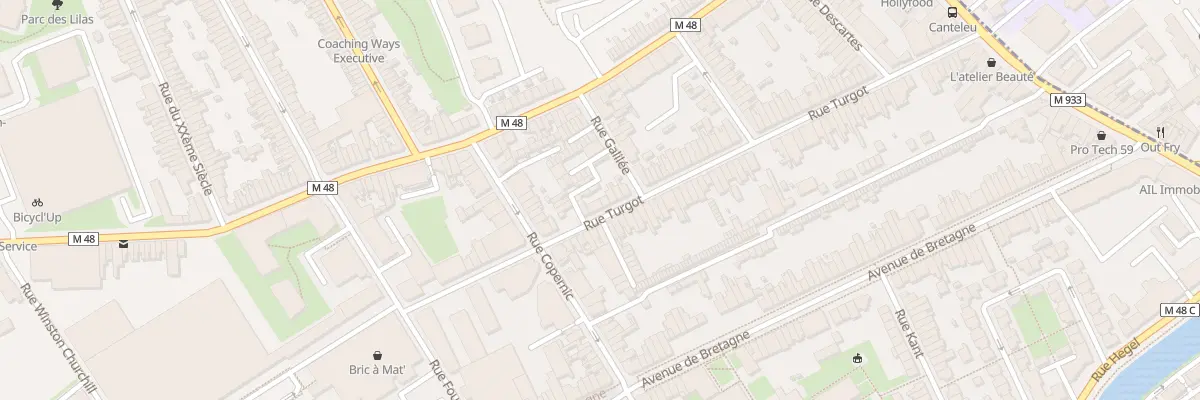 Plan du 84B Rue Turgot à Lille