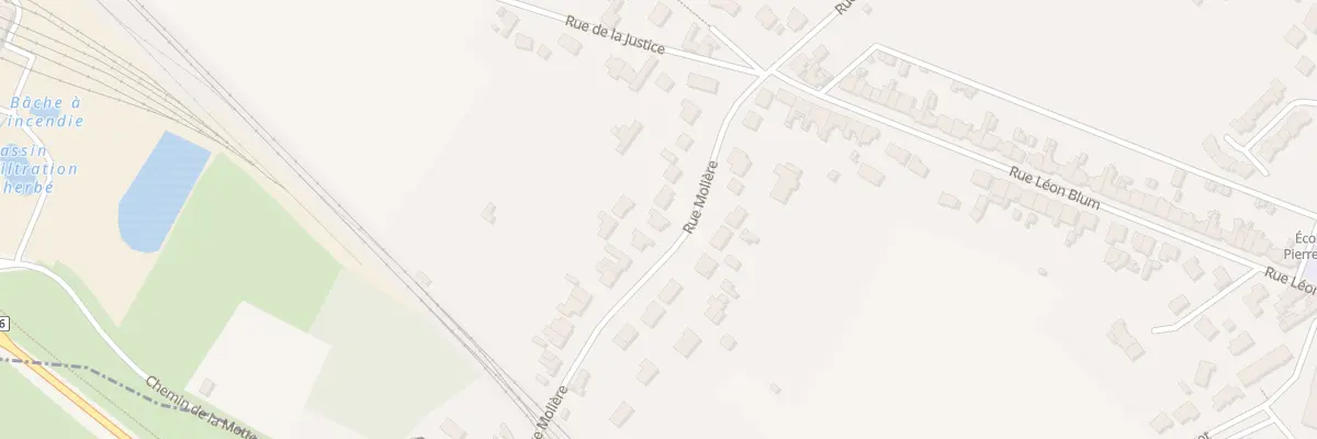 Plan du 386 Rue Molière à Ostricourt