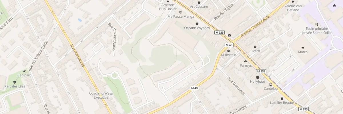 Plan du 291K Av de Dunkerque Lomme à Lille