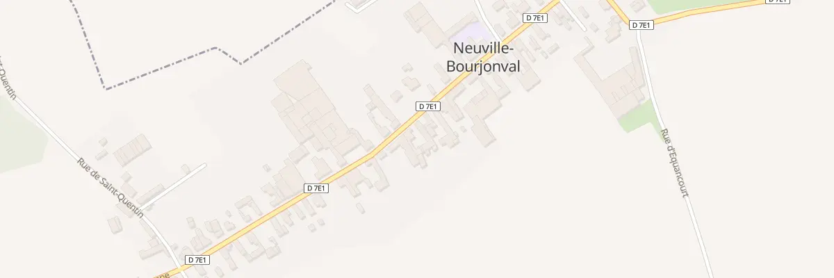 Plan du 49 Rue de Péronne à Neuville-Bourjonval