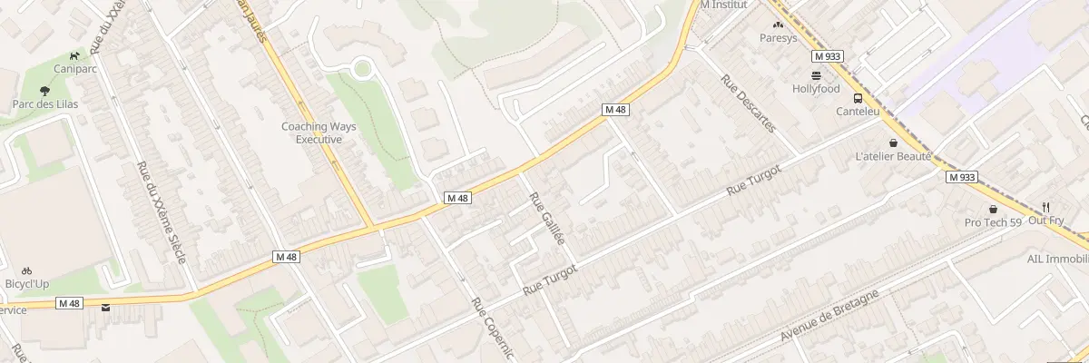 Plan du 62B Rue du Marais de Lomme à Lille