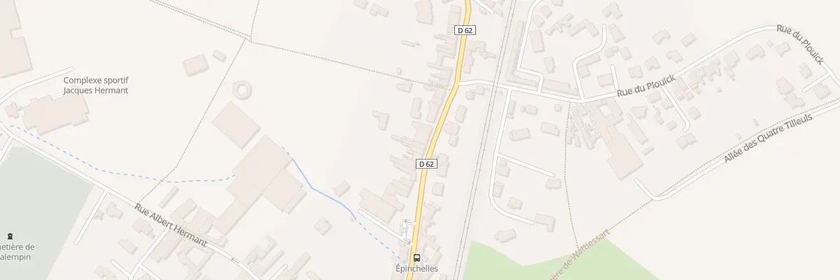 Plan du 65B Rue Jean-baptiste Lebas à Phalempin