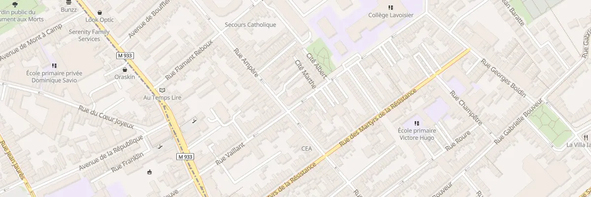 Plan du 41B Rue Vaillant à Lambersart