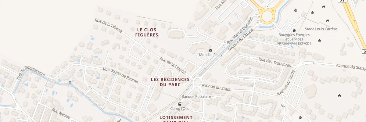 Plan du 4 Rue de la Liberté à Sainte-Marie-la-Mer