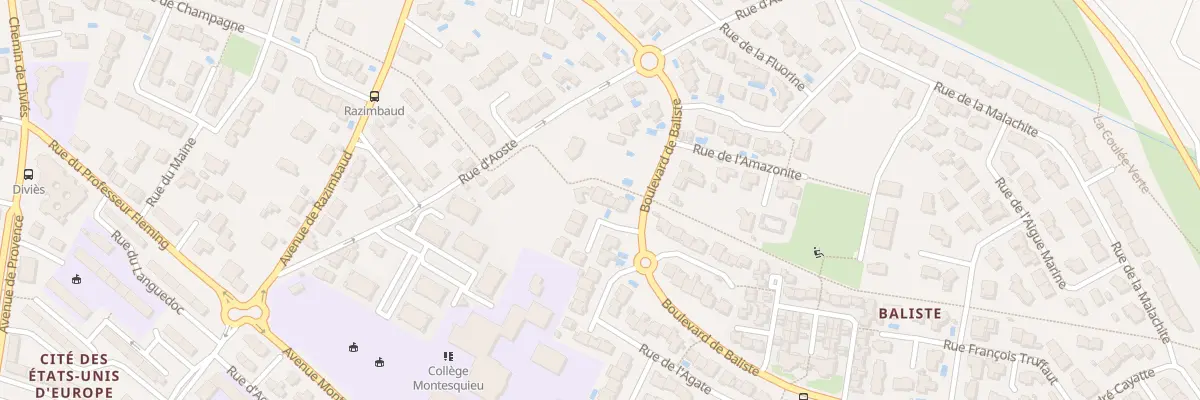 Plan du 3 Imp du Grenat à Narbonne