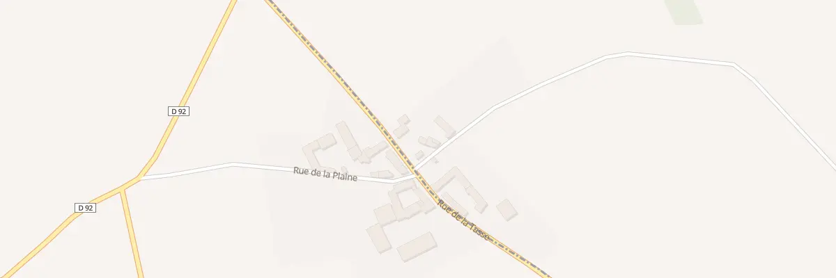 Plan du 3 Che de la Messe à Saint-Agnan