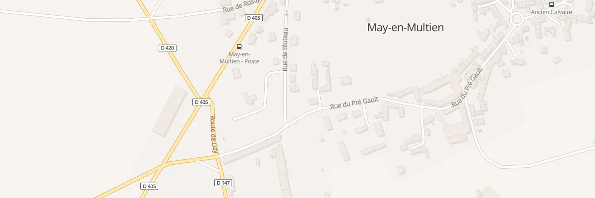 Plan du 17 Rue de Bluteau à May-en-Multien