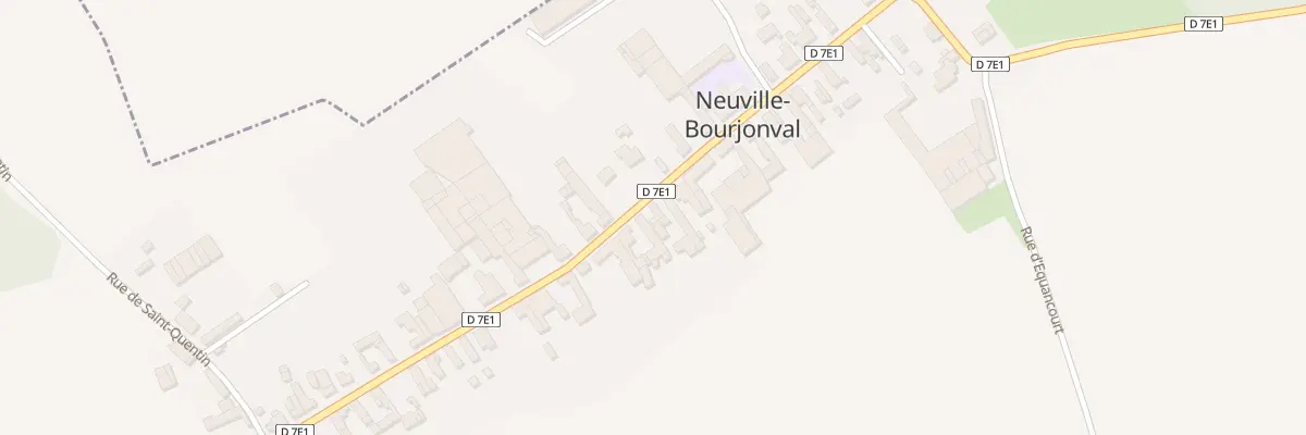 Plan du 47 Rue de Péronne à Neuville-Bourjonval