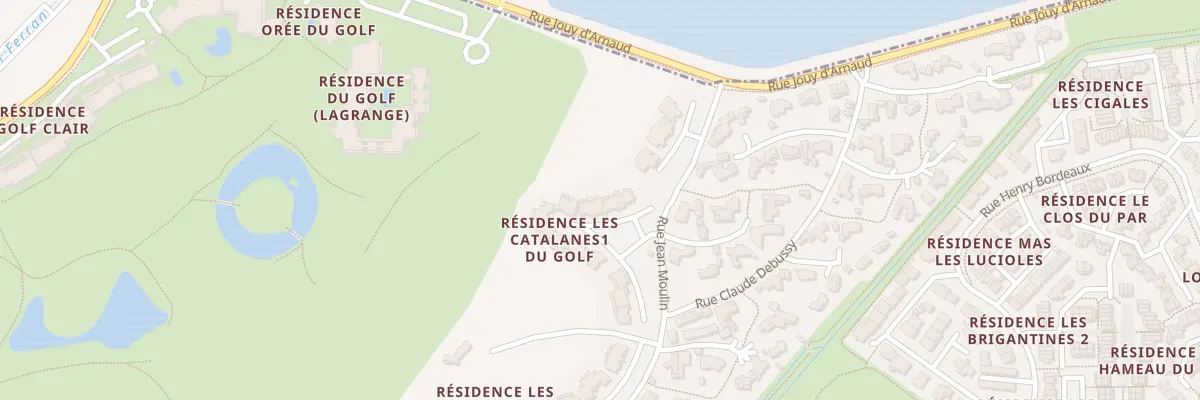 Plan du 9001 Res Les Catalanes du Golf à Saint-Cyprien