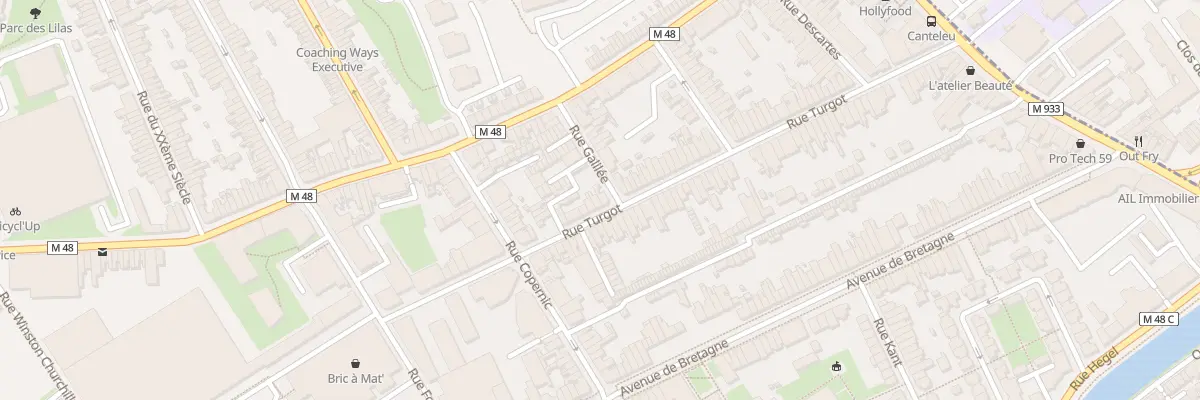 Plan du 82 Rue Turgot à Lille
