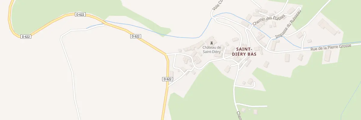 Plan du 5046 Saint Diery Bas à Saint-Diéry