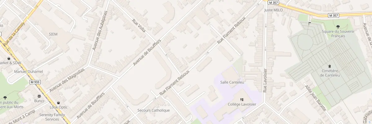 Plan du 72 Rue Flament Reboux à Lambersart