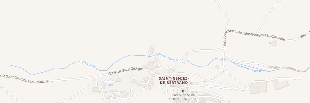 Plan du 4 Rue du Moulin St Geniez à Saint-Georges-de-Luzençon