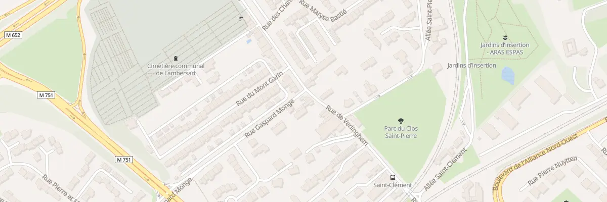 Plan du 23 Rue de Verlinghem à Lambersart