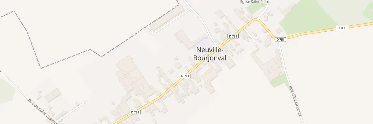 Plan du 42 Rue de Péronne à Neuville-Bourjonval