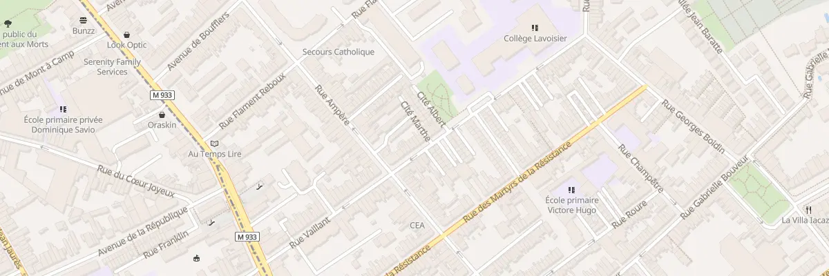 Plan du 51 Rue Vaillant à Lambersart