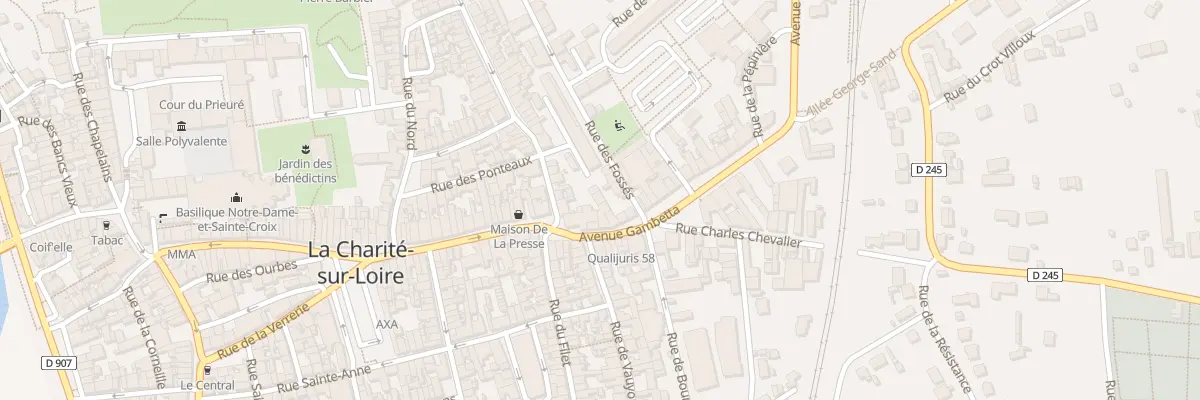 Plan du 5B Rue des Fossés à La Charité-sur-Loire