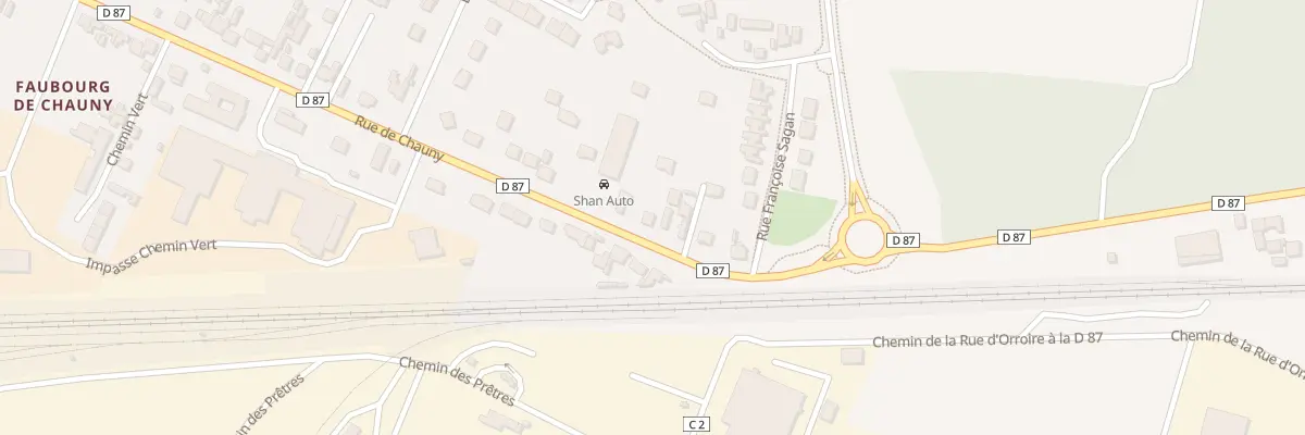 Plan du 787 Rue de Chauny à Noyon
